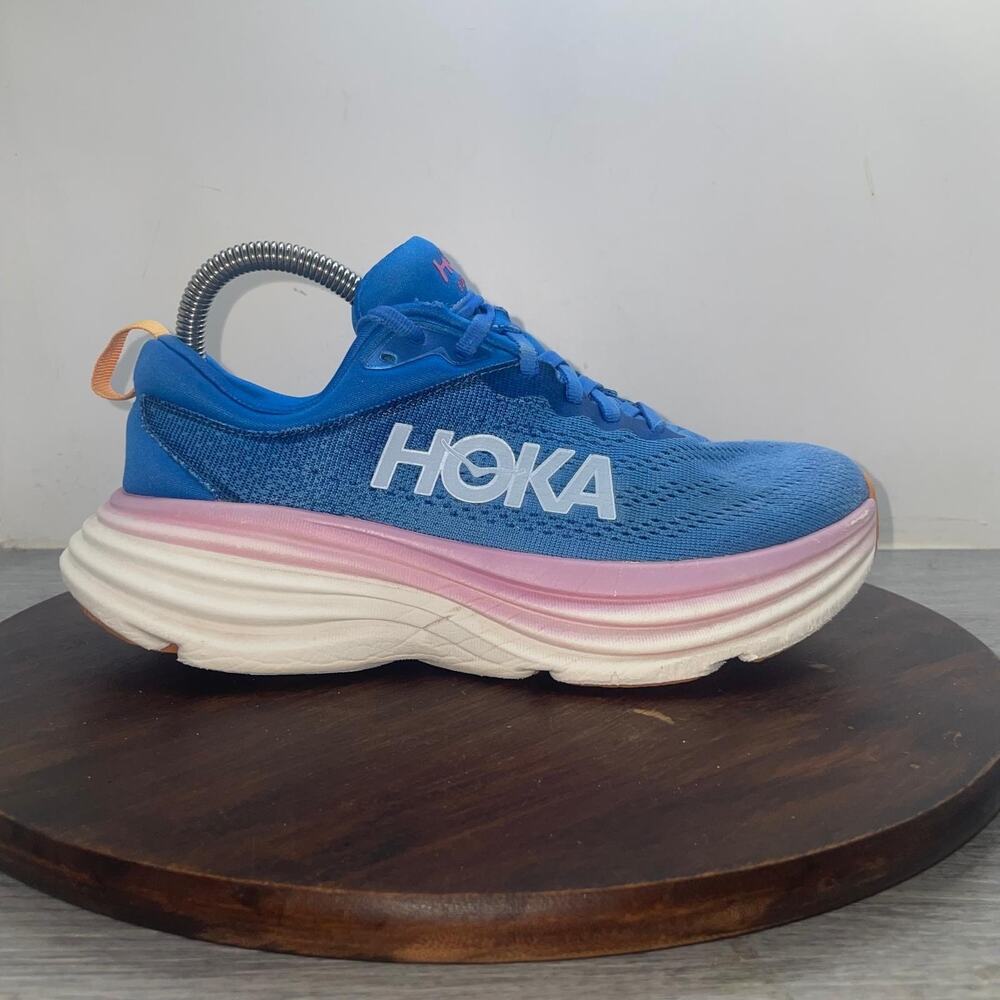 Hoka One One Women’s Bondi 1127954 CSAA Blue Running Shoes Sneakers Size 7 D